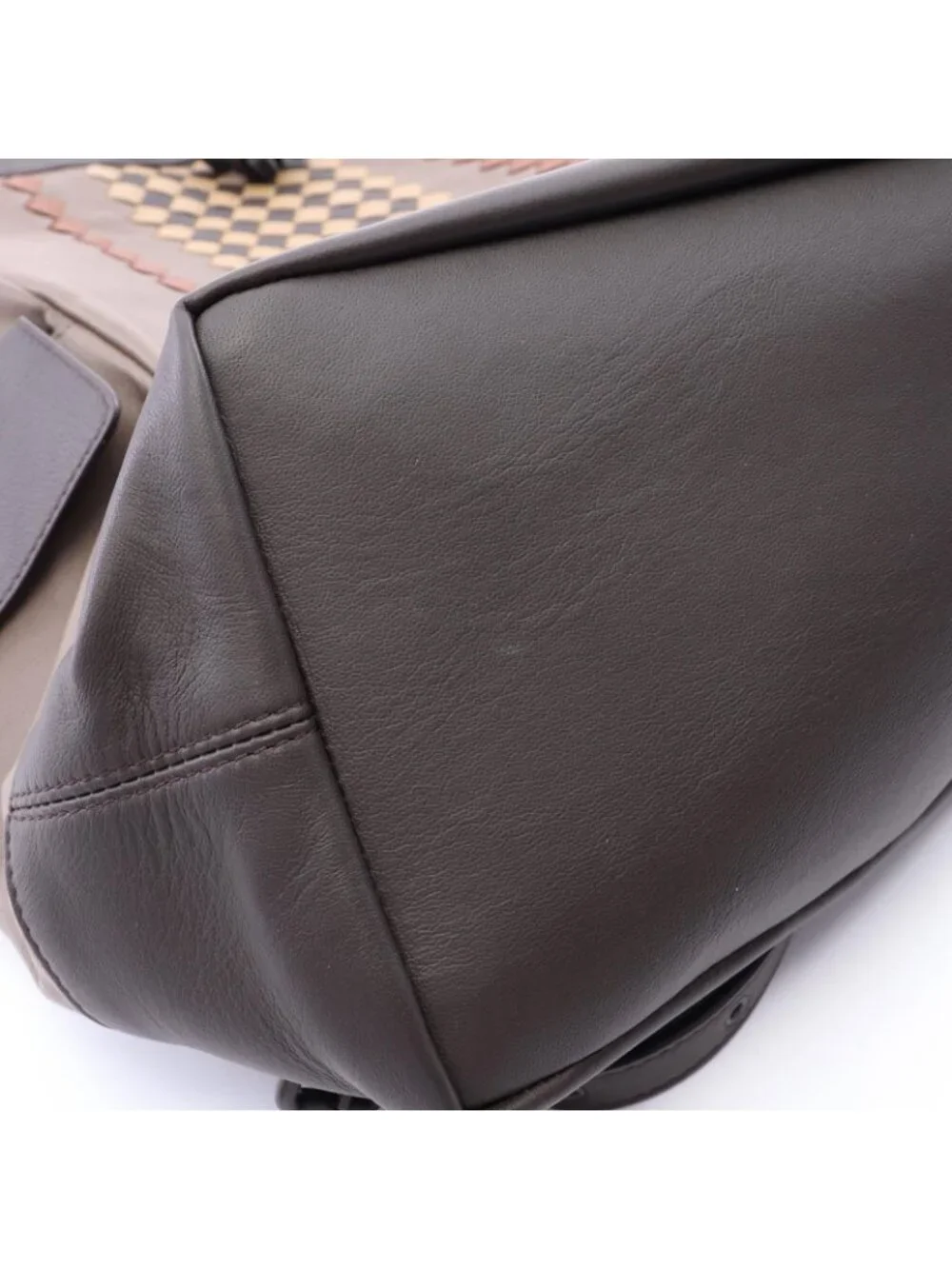 Bottega Veneta Backpack Intrecciato Brown Leather